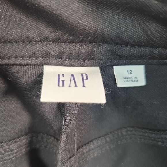Gap High Rise Legging Pants Career Pants Size 12 Black Front Seam Ponte Knit NWT - Picture 6 of 13